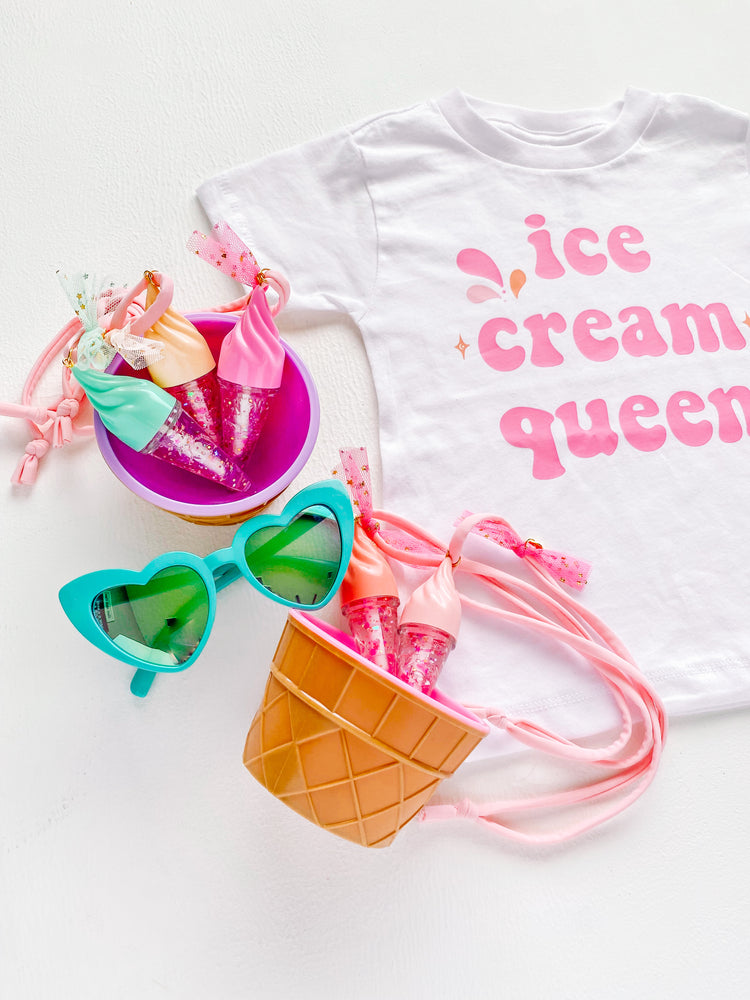 Ice Cream Cone Lip Gloss Necklace