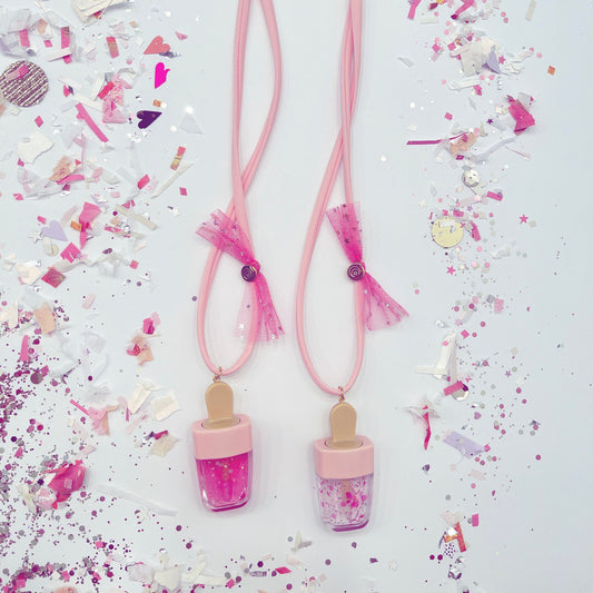 Popsicle Lipgloss Necklaces